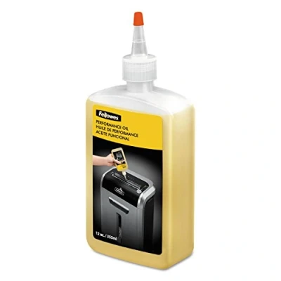 Imagen de Fellowes Aceite lubricante para destructoras de papel con boquilla extendida, 355 ml