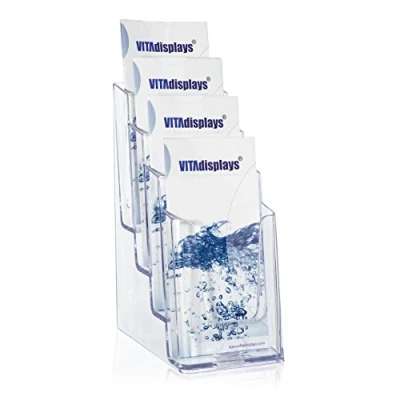 Imagen de VITAdisplays® Expositor para folletos y (4 niveles), transparente