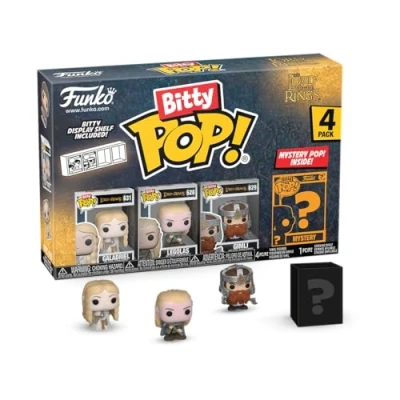 Imagen de Funko Bitty Pop! Lord of The Rings Galadriel 4PK​ Y una Minifigura Misteriosa Sorpresa 0.9 Inch (2.2 Cm) el Señor de los Anillos Coleccionable Repisa Apilable Incluida Idea Regalo