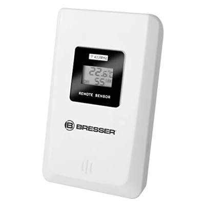 Imagen de Bresser Optics 70 09997 / 09994 Interior exterior Temperature &amp; humidity Sensor Independiente Inalámbrico de temperatura y humedad (AAA, 1,5 V, 60 mm, 95 28 50 g)