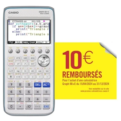 Imagen de Calculatrice scolaire Casio Python Graph 90+E