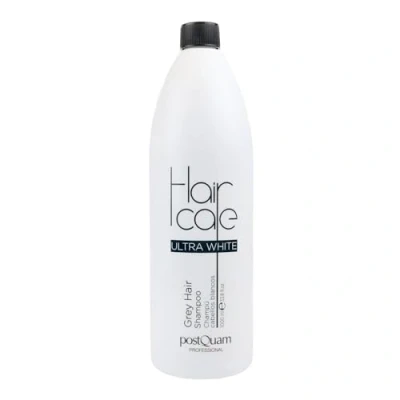 Imagen de PostQuam Champu para Pelo Blanco Hombre y Mujer Elimina el Amarillo en Cabello Gris, Deja Suave Brillante Bote de 1000 ml
