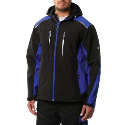Imagen de Goodyear GYJKT012_BLKRO_L Chaqueta de trabajo (tejido Softshell, talla L), color negro y azul
