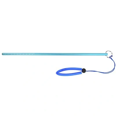Imagen de Tbest Puntero de Buceo Varilla Aleación Aluminio Cosquillas Palo con Medición y Cordón reemplazo para Snorkel(Azul)