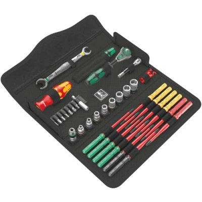 Imagen de WERA 05135870001 Kraftform Kompakt W 2 Conjunto con mango y varillas intercambiables, Tri wing