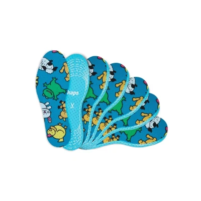 Imagen de Kaps 6 PAAR Geruchshemmende Kinder Einlegesohlen CUT TO SIZE Otros accesorios para niños, Talla: One Size, Blue