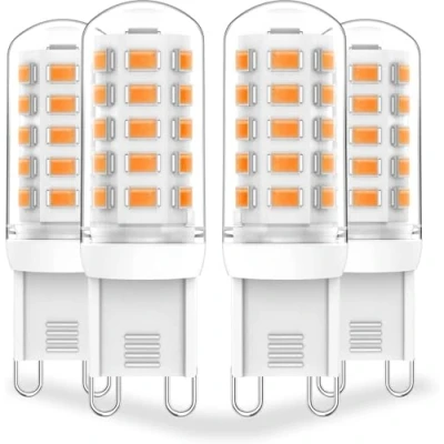 Imagen de Aegislogic Bombilla led g9 5W Regulable Equivalente Lámpara Halógena 30W 40W, blanco cálido 2700K 480LM Bombillas, 4 Unidades