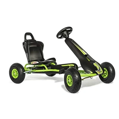 Imagen de ROLLY TOYS Ferbedo Go AR 8G (Kart en Negro/Verde, con Volante de Sonido y neumáticos Desde Aprox. 5 11 años) 112005, Color