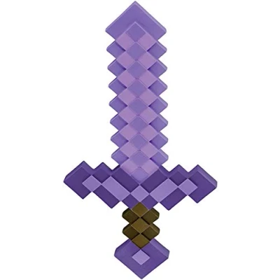 Imagen de Minecraft Espada Encantada Morada Oficial Arma de Juguete Plástico Niños 3 Años +