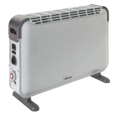 Imagen de Bimar AMA04 Termoconvector eléctrico Turbo, programador de 24 horas, potente estufa eléctrica, grandes ambientes (20 m²), calentador bajo consumo, habitación, aire caliente, silencioso