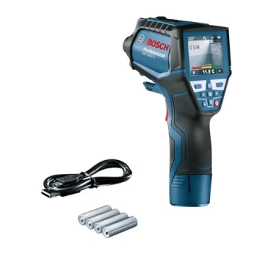 Imagen de Bosch Professional Termómetro de infrarrojos GIS 1000 C (con función aplicación, intervalo temperaturas: 40 a C, 4x pilas AA, en caja)