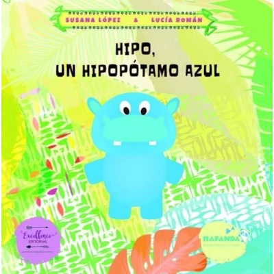 Imagen de Hipo, un hipopótamo azul