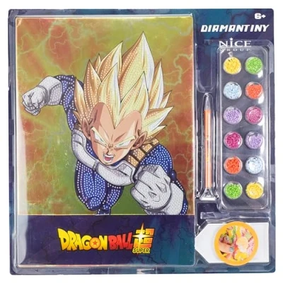 Imagen de DIAMANTINY Dragon Ball, Battle Vegeta Kit crea el mosaico con gemas 3D, 1 cuadro