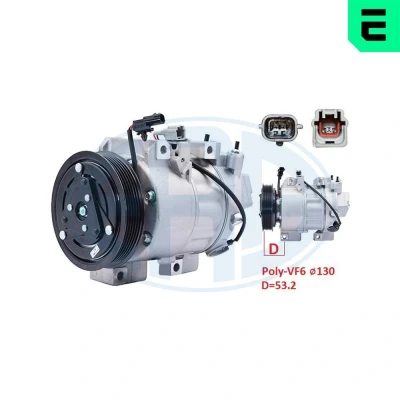 Imagen de ERA 670142 Compresor de Aire Acondicionado NISSAN: X Trail