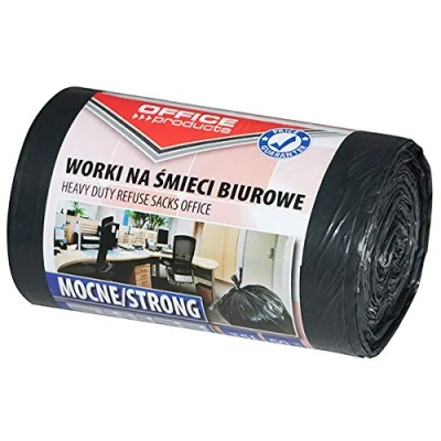 Imagen de Office Products 22021213 05 Bolsas de basura polietileno baja densidad (35 L, 50 unidades, 20 μm), color negro