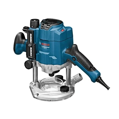 Imagen de Bosch Professional GOF 1250 CE Fresadora de superficie (1250 W, 10000 24000 rpm, 6/8 mm, vel. constante, ajuste preciso 0,1 en caja)