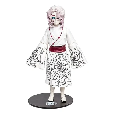 Imagen de McFarlane Toys Demon Slayer Rui Figura de acción 7 Pulgadas, Coleccionable increíblemente Detallada con Ultra articulación, araña y