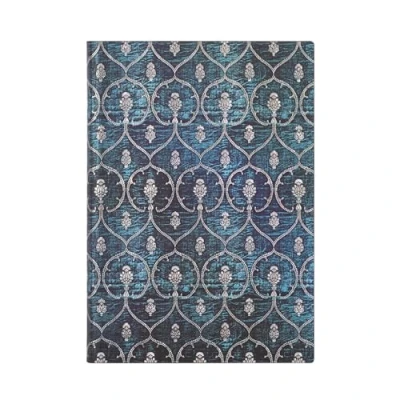 Imagen de Libreta Terciopelo Azul Midi Rayada Paperblanks