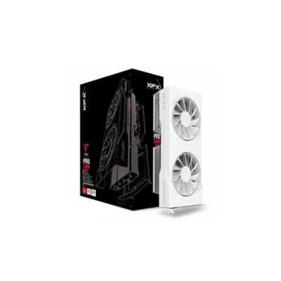 Imagen de XFX Swift AMD Radeon RX 9060 XT OC White Gaming Edition con 16GB GDDR6 HDMI 2xDP, RDNA™ 4 (RX 96TSW16WQ)