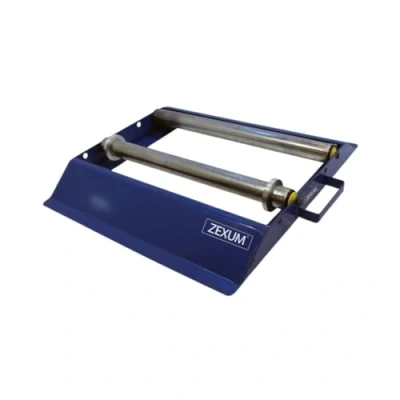 Imagen de Zexum 3424 Carrete de Cable Tambor Soporte y dispensador Reeling Rodillo, Color Azul