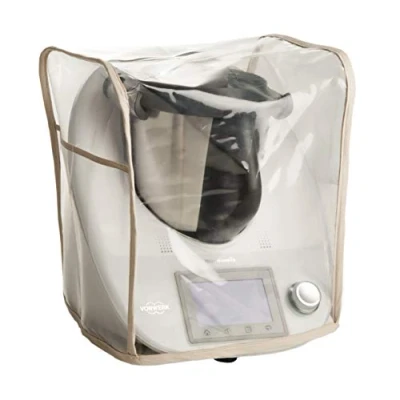 Imagen de Funda Antimanchas Transparente para THERMOMIX TM6 TM5 TM31. Mod Beige