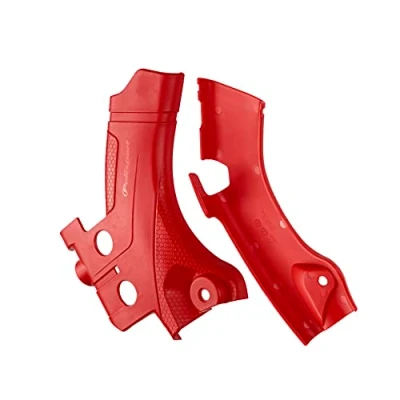 Imagen de POLISPORT 8478400002 Juego de protectores chasis fabricados en plástico duradero y resistente a los impactos compatible con motocicletas Honda color rojo