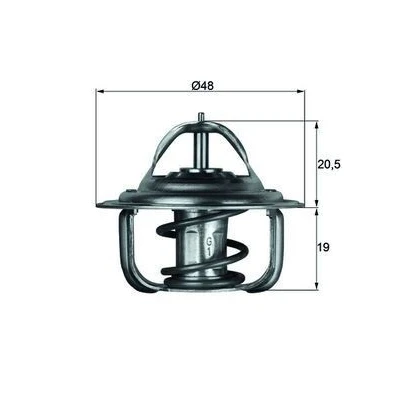 Imagen de MAHLE ORIGINAL TX 1 87D Termostato, refrigerante 87 48 con junta OPEL: Corsa B Hatchback, Manta Berlina, Ascona Berlina