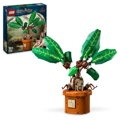 Imagen de Lego Harry Potter Mandrágora, Figura Coleccionable de Planta y Maceta como Decoración del Dormitorio Estantería, Regalo para Niñas Niños Fans, Juguete Construcción 76433