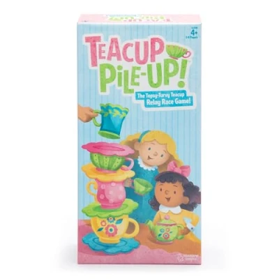 Imagen de Learning Resources Tazas de té Teacup Pile Up, Juego para apilar niños Preescolar, desarrolla motricidad Fina, 4+ años, Multicolor (EI 3085)