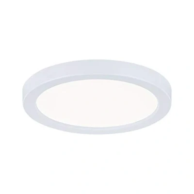 Imagen de Paulmann 93035 Panel LED, luminaria empotrable Areo VariFit IP44 blanco neutro 118 mm redondo incl. 1x6,5 W, blanco, lámpara de techo, plástico 4000 K