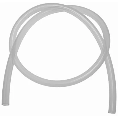 Imagen de Manguera de silicona 1 m, 10 x 14 mm, interior exterior 16 transparente, elástica, apta para alimentos, sin BPA.