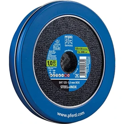 Imagen de Pferd 69121041 Disco de corte para amoladora angular (10 unidades, 125 x 1,0 mm)