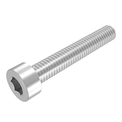 Imagen de SECCARO Tornillo cilíndrico M8 x 50 mm, acero inoxidable V2A, VA A2, DIN 912/ISO 4762, hexágono interior, rosca completa, 20 unidades