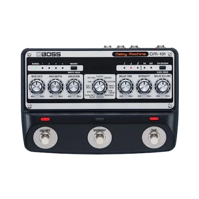 Imagen de BOSS DM 101 delay Machine Pedal de analógico definitivo con tecnología avanzada 8 BBD Sonido cálido, saturado y muy musical 12 modos diferentes Operación estéreo