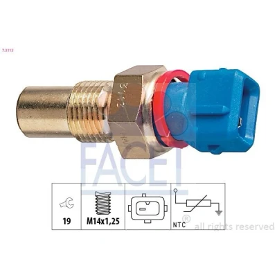 Imagen de FACET 7.3113 Sensor de Temperatura Aceite M14x1,25 Made in Italy OE Equivalent PEUGEOT: 106 I Hatchback, 405 II Berlina