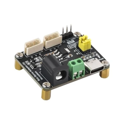 Imagen de Servos de Bus Serie Placa Control Integra Fuente Alimentación Servo y Circuito Control, Soporta UART USB, Permite Controlar hasta 253 la SC/ST