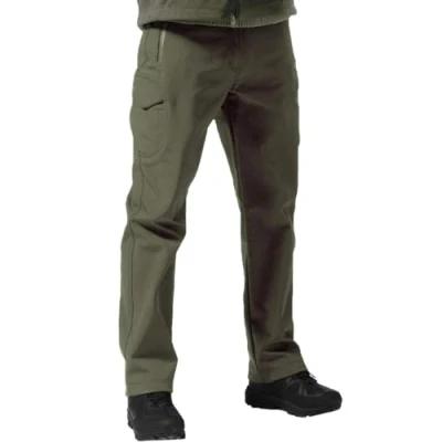 Imagen de FREE SOLDIER Pantalones Cargo con Forro Polar para Exteriores, Transpirables, Impermeables, Resistentes al Viento, cálidos, esquí, Senderismo, Hombre