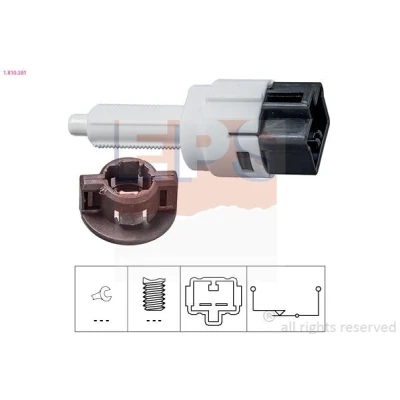 Imagen de FACET 7.1281 Interruptor luces freno mecánico Made in Italy OE Equivalent MITSUBISHI: L200 III Pick up, PAJERO 4, 3