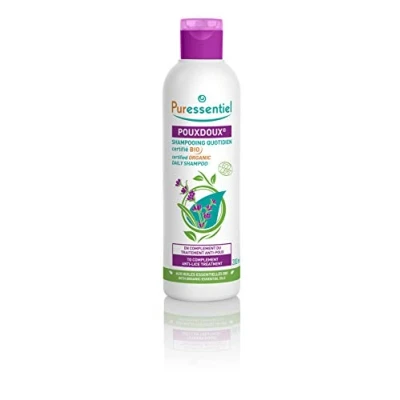 Imagen de Puressentiel Cabeza Protegida Champú Pouxdoux® diario BIO En complemento de la loción Antipiojos Calma el cuero cabelludo 200 ml