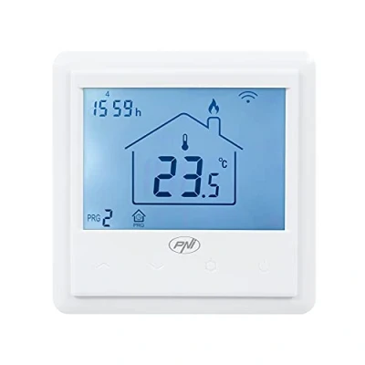 Imagen de Termostato Inteligente Incorporado PNI CT25PE WiFi, Control de Internet, Suelo Radiante eléctrico, aplicación móvil Tuya Smart