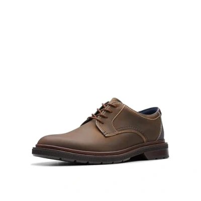 Imagen de Clarks Burchill Derby, Hombre, Piel de Cera Abeja, 44 EU