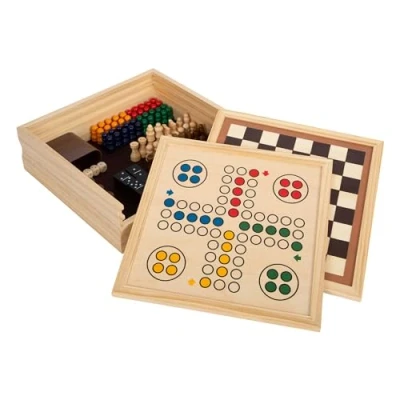 Imagen de Small Foot Colección de Juegos 7 clásicos, Madera, Mesa para Toda la Familia, a Partir 6 años, 12322