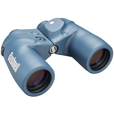 Imagen de Bushnell Marine 7x50 Azul Prisma Porro Telemetro interno Brújula iluminada Impermeable Observación de aves Visitas turísticas Viajes Vida silvestre Prismáticos 137500