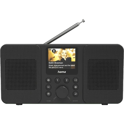 Imagen de Radio Hama DIR10, 6W, Bluetooth, Pantalla a color, Negro