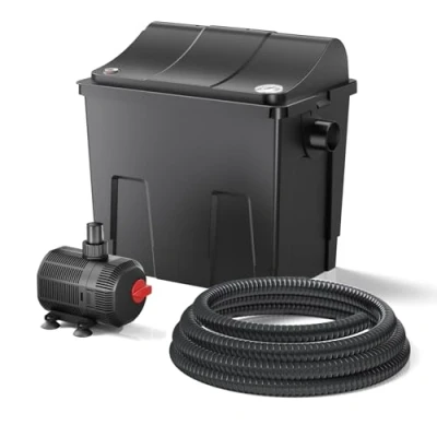 Imagen de SunSun Bio Filtro de Estanque CBF 200T Sistema con UV 9W y Bomba 2300L/h 35W