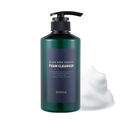 Imagen de EUNYUL Espuma Limpiadora Terapia de Black Seed 500ml Cuidado la Piel Coreano Facial Hidratante para Cara