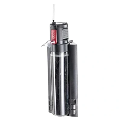 Imagen de Ferplast Hydor Filtro Interno Crystal 200 Acuarios 120 litros, 2 Etapas, Carbón Activado y Kit Venturi Incluido