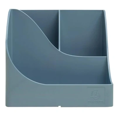 Imagen de EXACOMPTA Ref. 69570D Pen Wave Autentik Lote de 4 botes para lápices (4 unidades, compartimentos altos, utensilios grandes, 1 compartimento bajo pequeños
