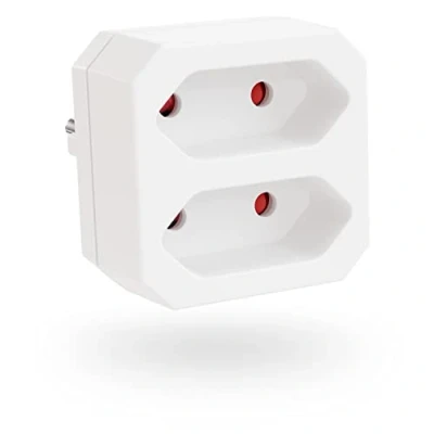 Imagen de greate dupla Enchufe hasta un máximo de 1100W ladron enchufes Multiple ladrón Tomada Multi multiplicador multiplug