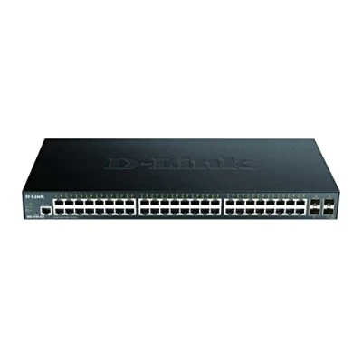 Imagen de D Link DGS 1250 52X/E Switch 52 Puertos Gigabit Gestionable Layer 2/3 (48x Base T Puertos, 4X 10G SFP+) Solo Cable de alimentación la UE